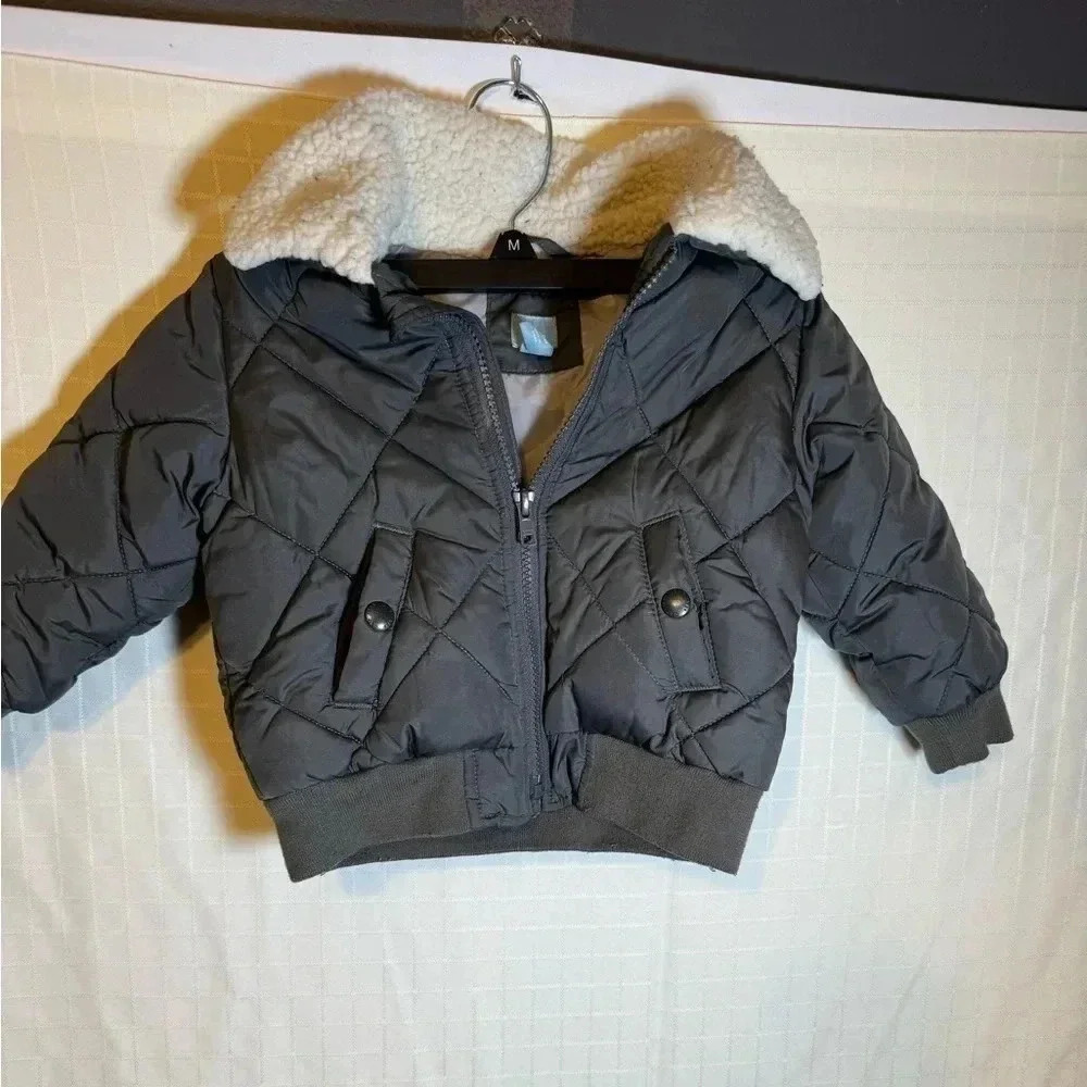 Baby Gap  Boys Gray  Cold Control Jacket Size 18-24 Months